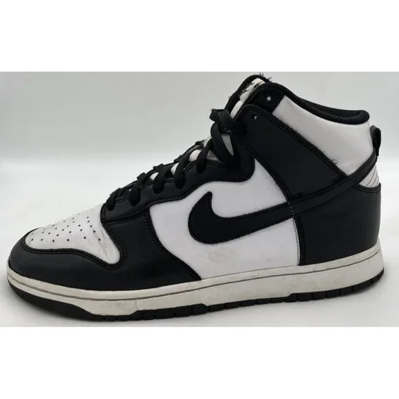 Nike Dunk High Panda Black & White 2021 Men’s Size 9 Retro Sneakers DD1399-105